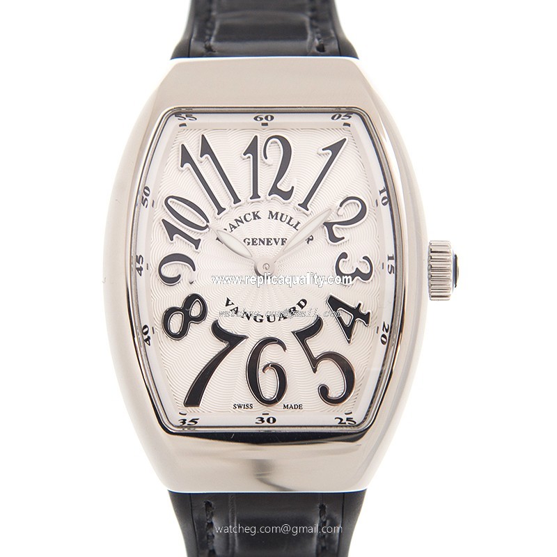 Franck Muller VANGUARD V 29 QZ (AC NR) Quartz Stainless Steel White