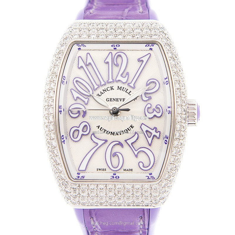 Franck Muller VANGUARD V29 SC AT FO D (AC.VL) Automatic Stainless Steel & Diamonds White