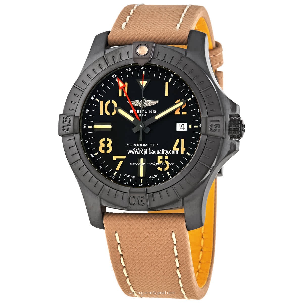 Breitling AVENGER II V32395101B1X1 Automatic Stainless Steel Black