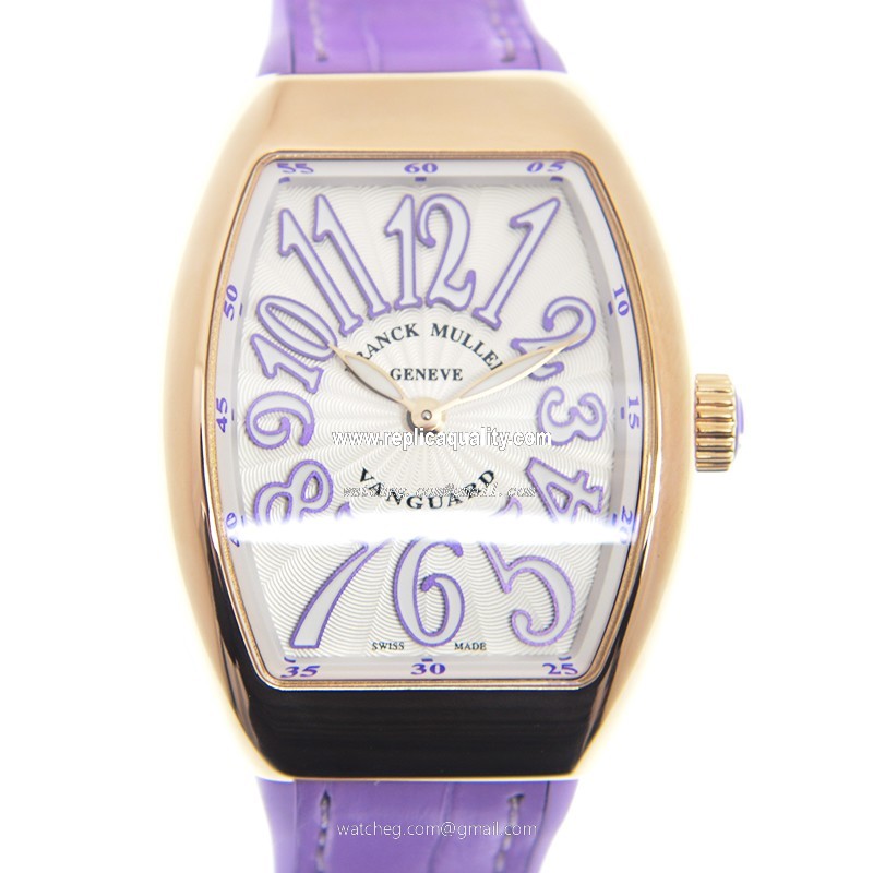 Franck Muller VANGUARD V 32 QZ (5N.VL) Quartz 18kt Rose Gold White