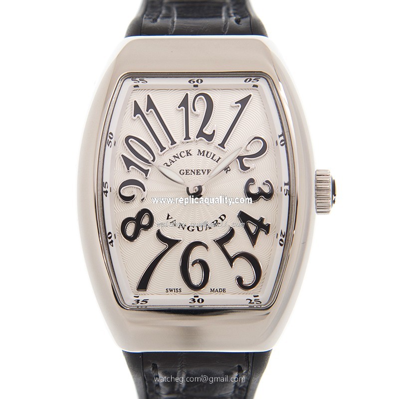 Franck Muller VANGUARD V 32 QZ (AC NR)-WHITE  Quartz Stainless Steel White