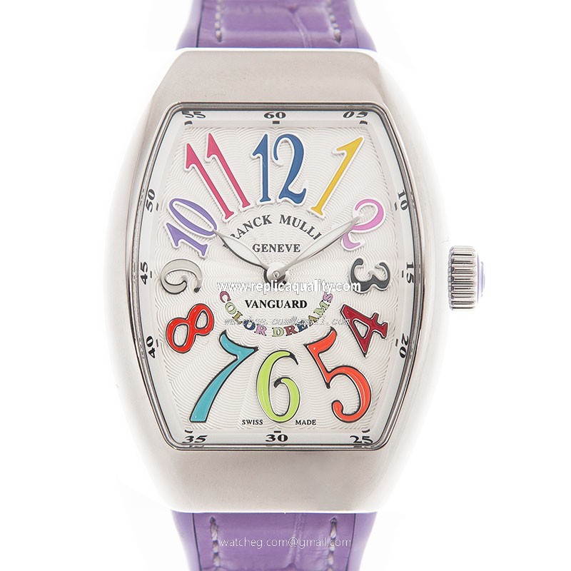 Franck Muller VANGUARD V 32 QZ COL DRM (AC.VL) Quartz Stainless Steel White