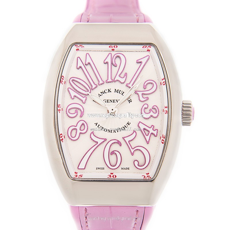 Franck Muller VANGUARD V 35 SC AT FO (AC.RS) Automatic Stainless Steel White