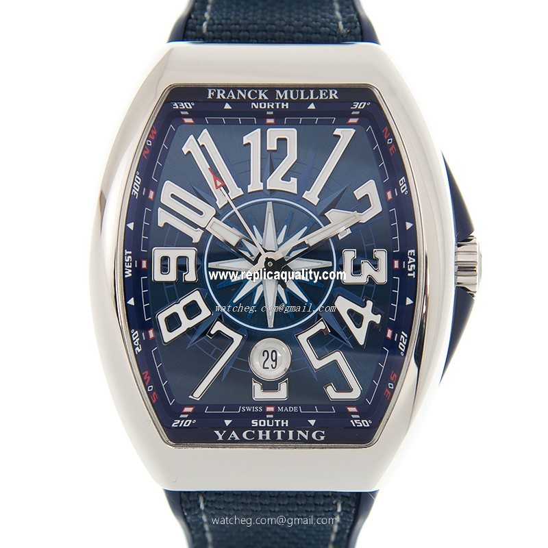 Franck Muller VANGUARD V 41 SC DT YACHTING (AC.BL) Automatic Stainless Steel Blue 