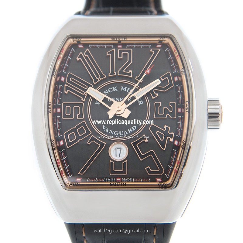 Franck Muller VANGUARD V 45 SC DT (AC.5N) Automatic Stainless Steel Black