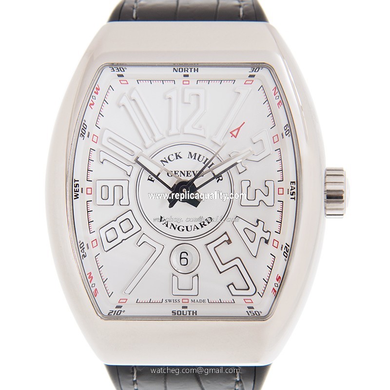 Franck Muller VANGUARD V 45 SC DT AC.BC  Automatic Stainless Steel White