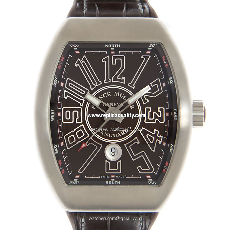 Franck Muller VANGUARD V 45 SC DT(AC.BR.BN) Automatic Stainless Steel Brown 