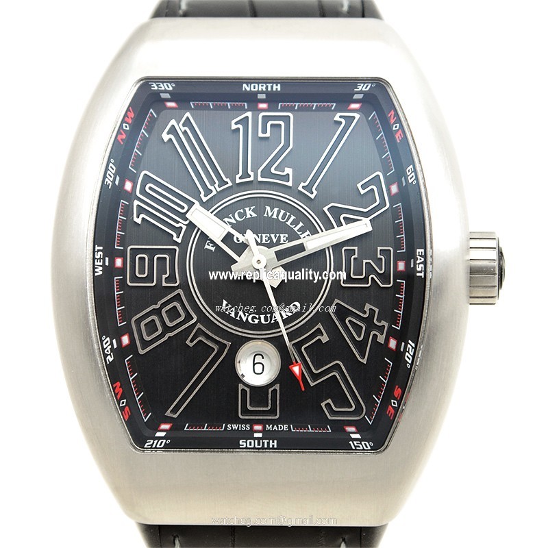 Franck Muller VANGUARD V 45 SC DT (AC.BR.NR) Automatic Stainless Steel Black