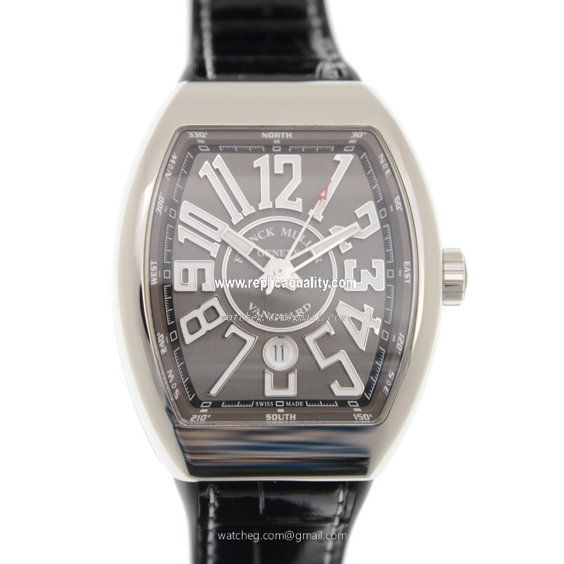 Franck Muller VANGUARD V 45 SC DT (AC.TT) Automatic Stainless Steel Gray