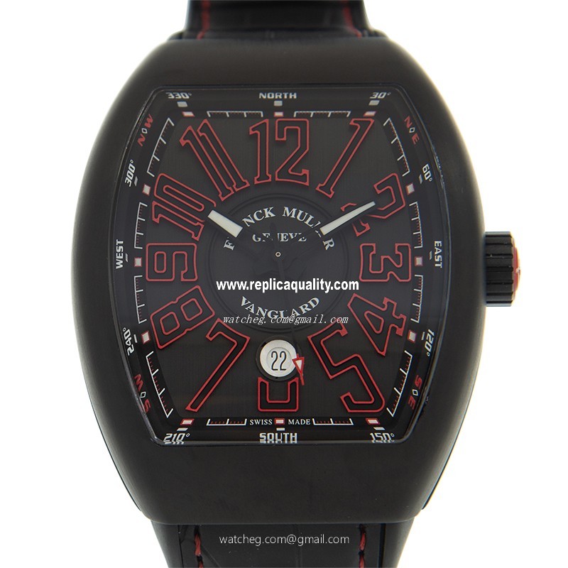 Franck Muller VANGUARD V 45 SC DT (TT.NR.BR.ER) Automatic Titanium Black