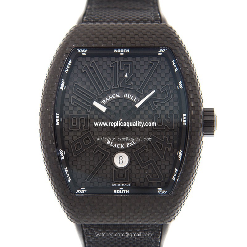 Franck Muller VANGUARD V45SCDTBLACKPXL(ACNRBRNR) Automatic Stainless Steel Black