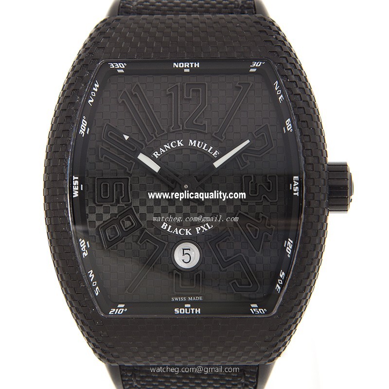 Franck Muller VANGUARD V 45 SC DT BLK PXL (NR) Automatic Stainless Steel Black