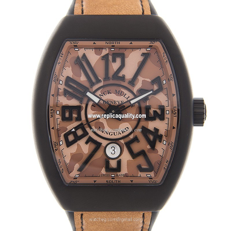 Franck Muller VANGUARD V 45 SC DT CAMOU (TT.NR.MC.SB) Automatic Titanium Brown 