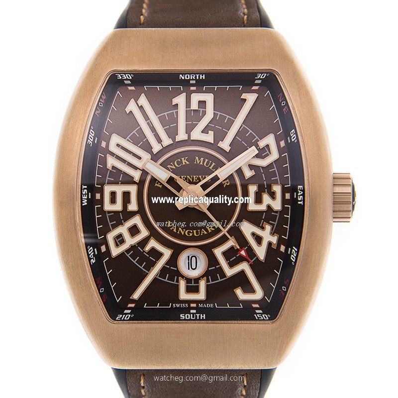Franck Muller VANGUARD V 45 SC DT CIR (BZ.BR.NR)-BROWN Automatic Bronze Brown 
