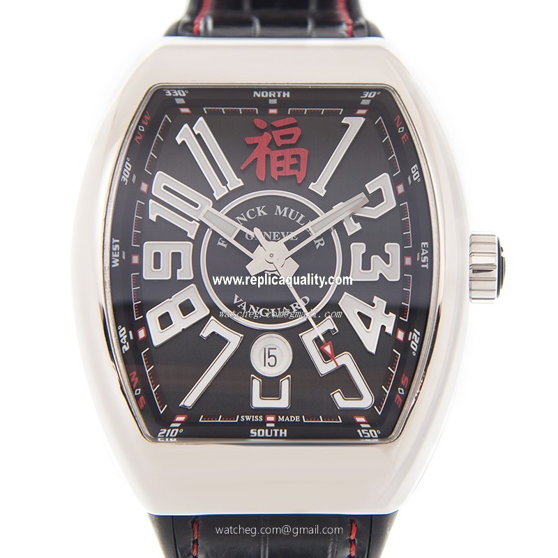 Franck Muller VANGUARD V 45 SC DT FU (AC.NR) Automatic Stainless Steel Black
