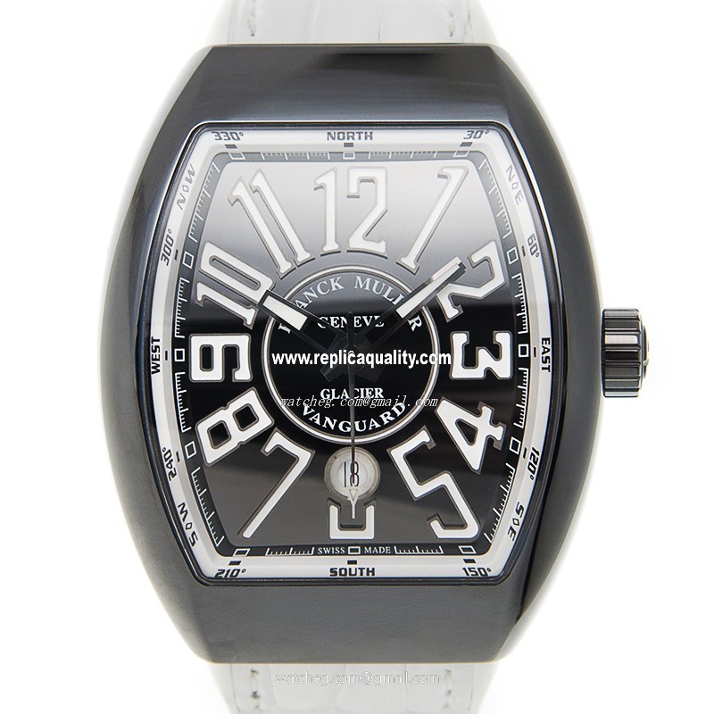 Franck Muller VANGUARD V 45 SC DT GLACIER (AC.GL) Automatic Stainless Steel Black