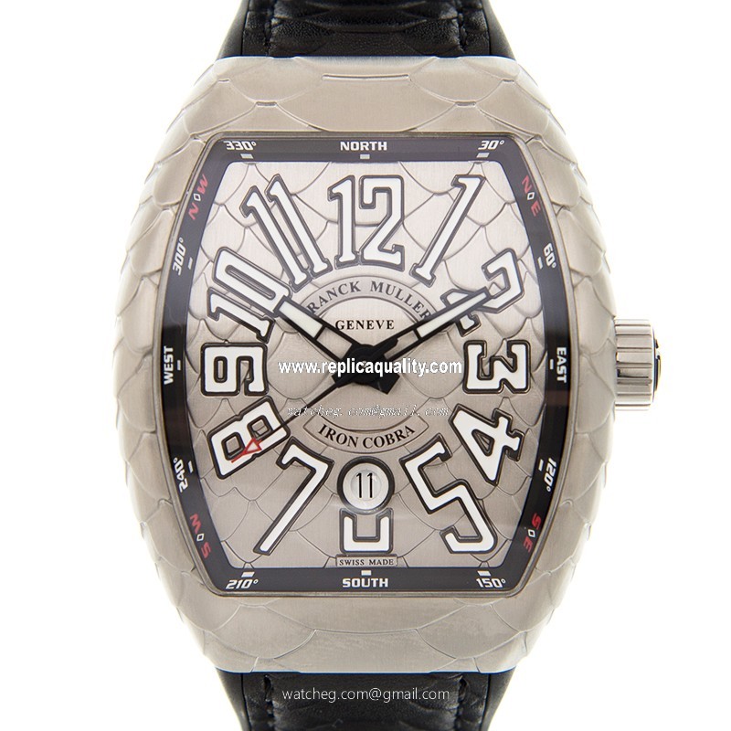 Franck Muller VANGUARD V 45 SC DT IRON COBRA (AC.NR) Automatic Stainless Steel Silver