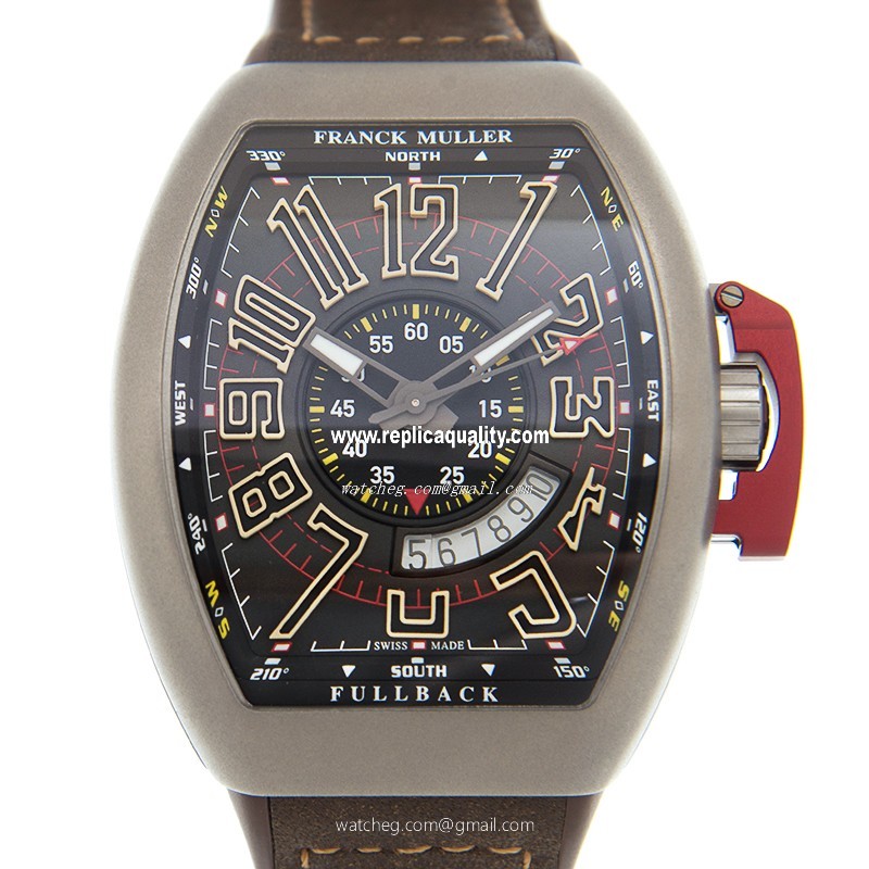 Franck Muller VANGUARD V 45 SC DT LCK (TT.MC.BN) Automatic Stainless Steel Black