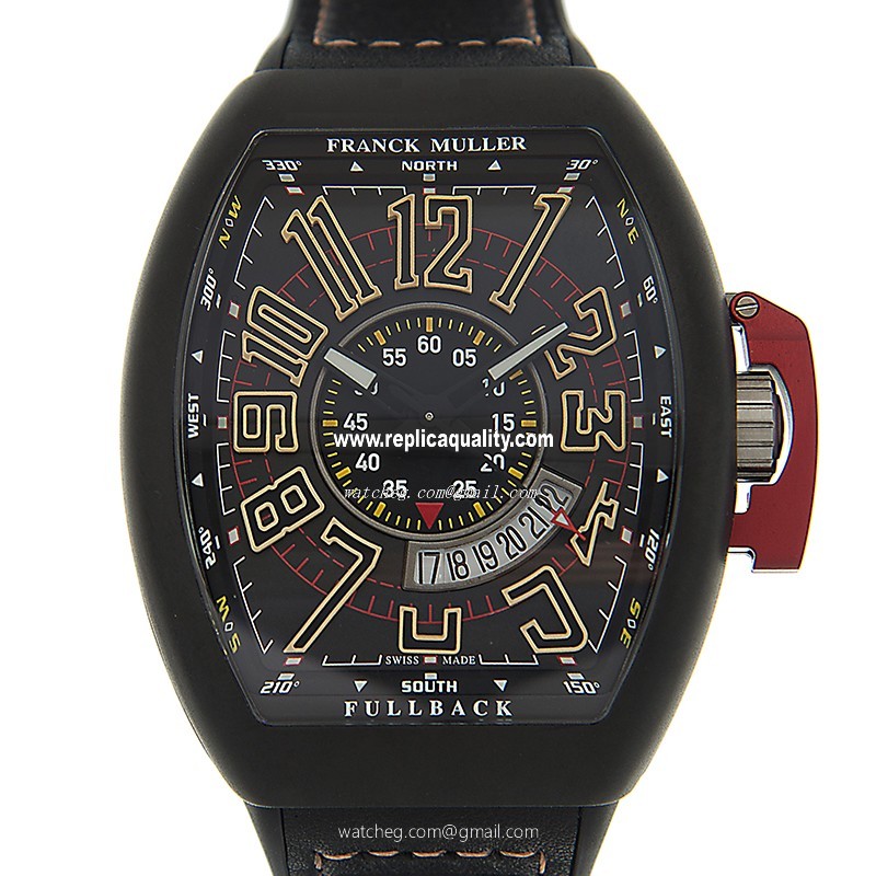 Franck Muller VANGUARD V 45 SC DT LCK (TT.NR.MC.BN) Automatic Stainless Steel Black