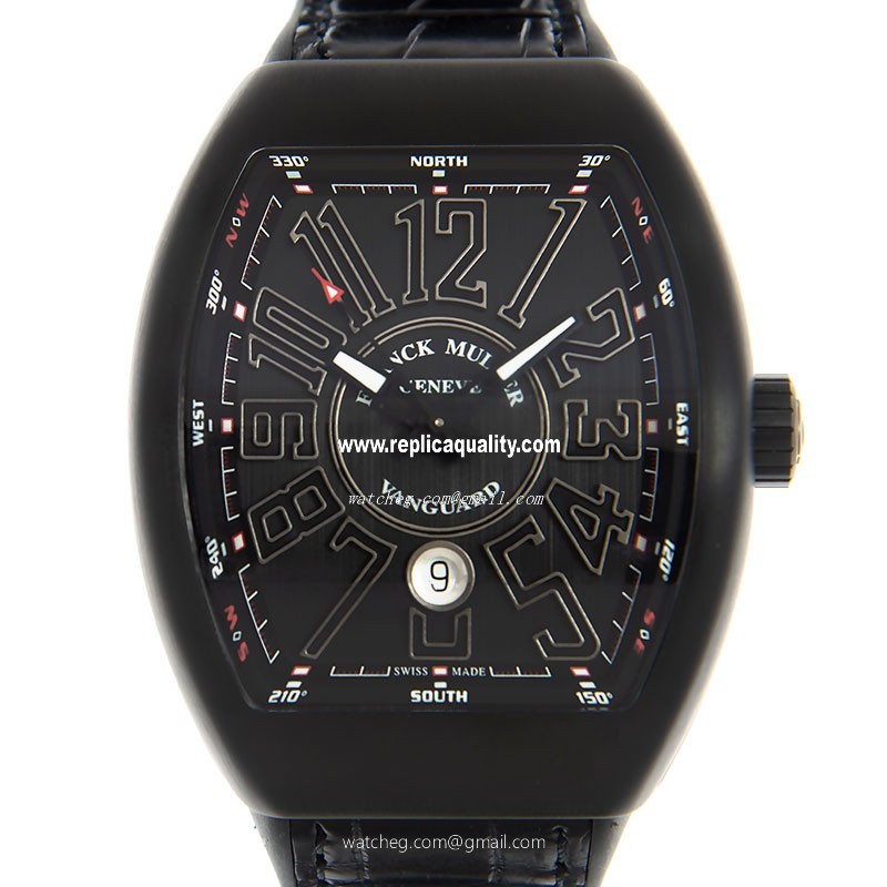 Franck Muller VANGUARD V 45 SC DT TT NR BR(TT) Automatic Stainless Steel Black