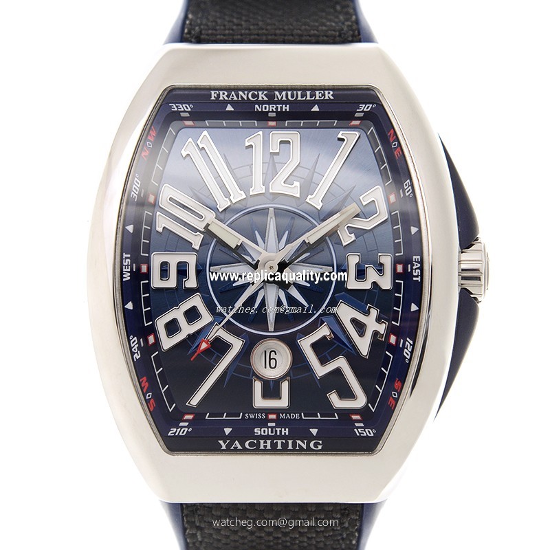 Franck Muller VANGUARD V 45 SC DT YACHTING (AC.BL) Automatic Stainless Steel Blue 