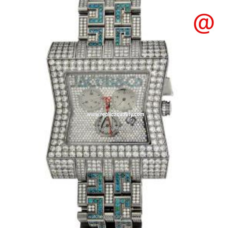 Jacob & Co  VEGASBDC Quartz Stainless Steel & Diamonds Silver