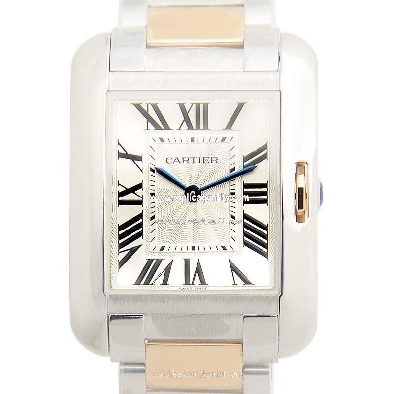 Cartier TANK W5310043 Quartz Stainless Steel Silver