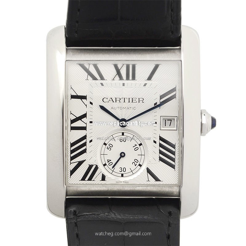 Cartier TANK W5330003 Automatic Stainless Steel Silver