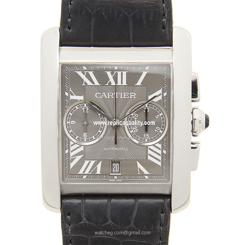 Cartier TANK W5330008 Automatic Stainless Steel Gray