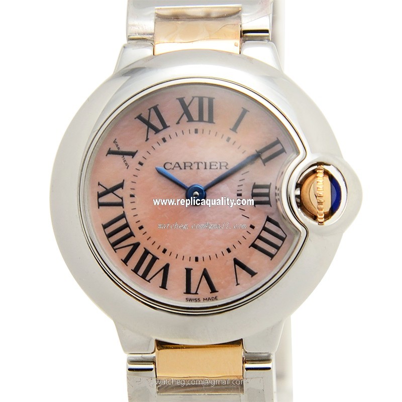 Cartier BALLON BLEU W6920034 Quartz Stainless Steel Pink