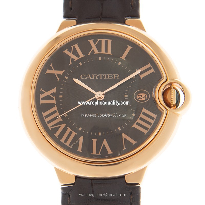 Cartier BALLON BLEU W6920037 Automatic 18kt Rose Gold Bround