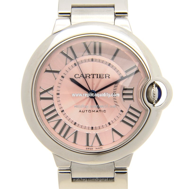 Cartier BALLON BLEU W6920041 Automatic Stainless Steel Pink