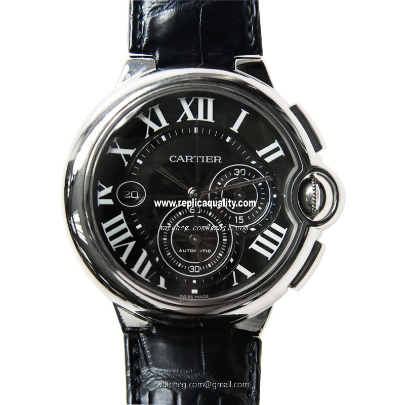 Cartier BALLON BLEU W6920052 Automatic Stainless Steel Black