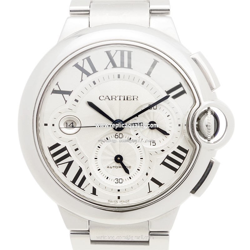 Cartier BALLON BLEU W6920076 Automatic Stainless Steel Silvery & White