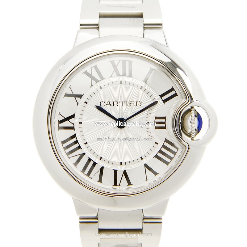 Cartier BALLON BLEU W6920084 Quartz Stainless Steel Silver