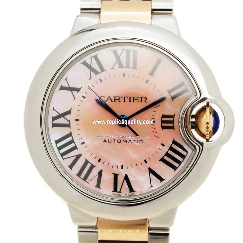 Cartier BALLON BLEU W6920098 Automatic Stainless Steel Pink