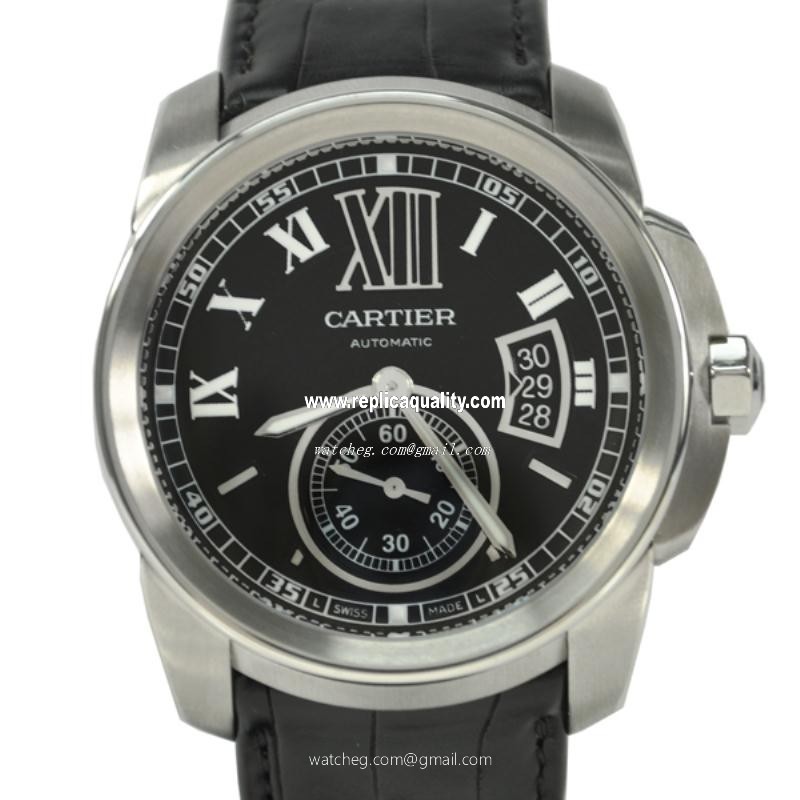 Cartier CALIBRE DE CARTIER W7100014 Automatic Stainless Steel Black