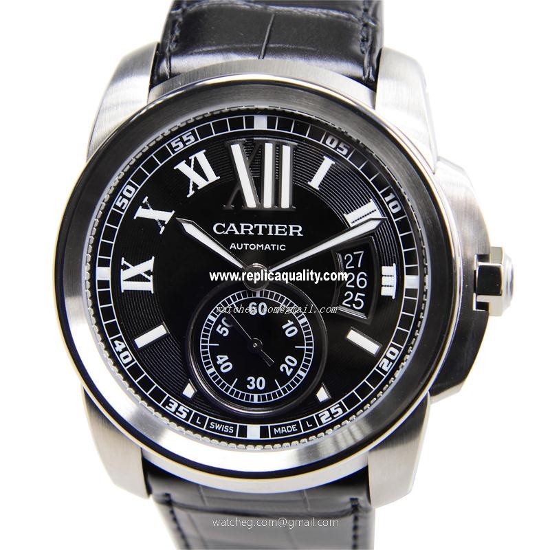 Cartier CALIBRE DE CARTIER W7100041 Automatic Stainless Steel Black