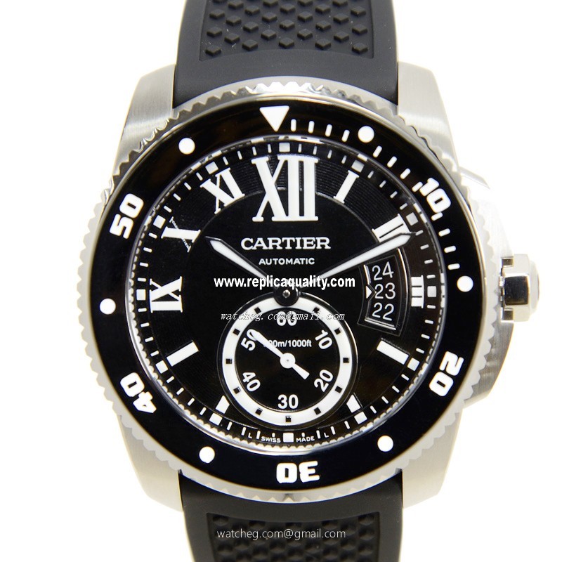 Cartier CALIBRE DE CARTIER W7100056 Automatic Stainless Steel Black