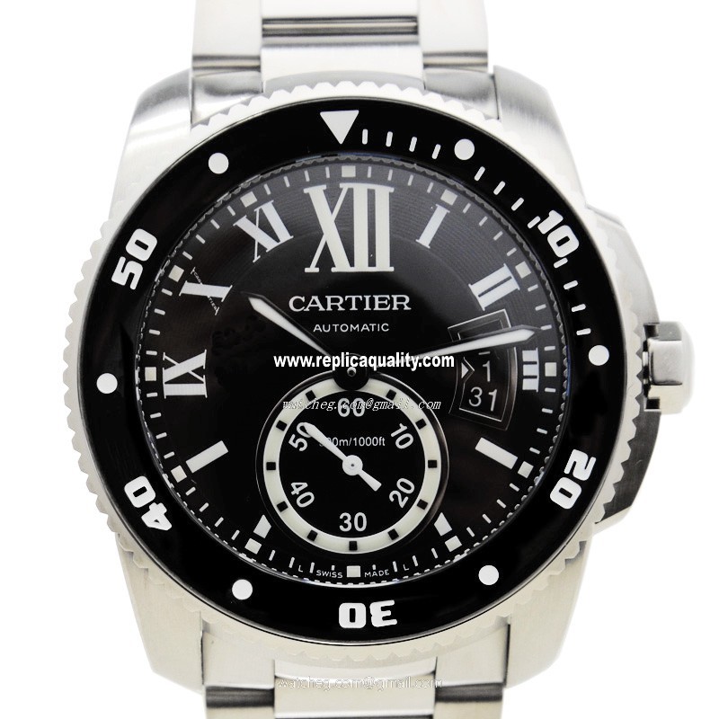 Cartier CALIBRE DE CARTIER W7100057 Automatic Stainless Steel Black