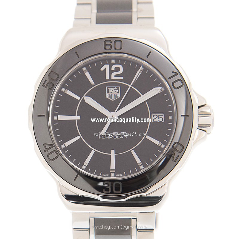 Tag Heuer F1 WAH1210-BA0859 Quartz Ceramic & Steel Black