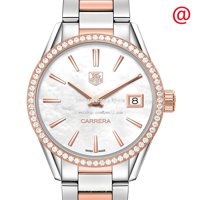 Tag Heuer TAG HEUER CARRERA WAR1353.BD0779 Quartz 18kt Rose Magic & Diamond White