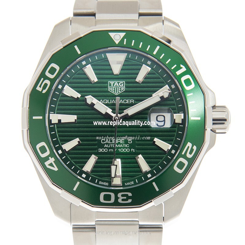Tag Heuer AQUARACER WAY201S.BA0927 Automatic Stainless Steel Green