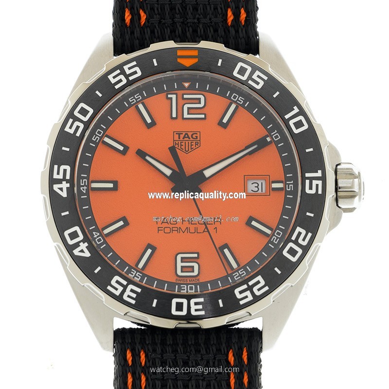 Tag Heuer F1 WAZ101A.FC8305 Quartz Stainless Steel Orange 