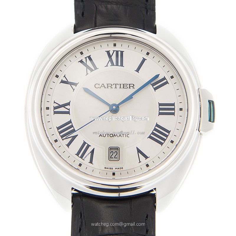 Cartier CLe DE CARTIER WGCL0005 Automatic 18kt White Gold Silvery & White