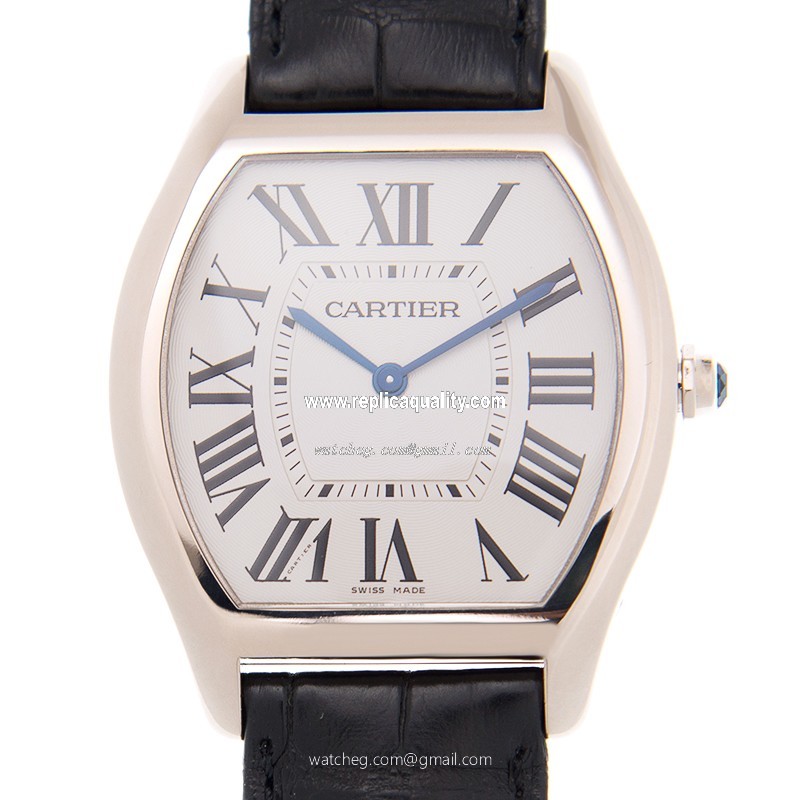 Cartier TORTUE WGTO0003 Automatic 18kt White Gold White