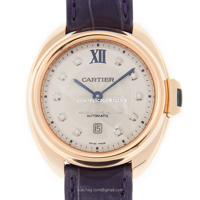 Cartier CLe DE CARTIER WJCL0031 Automatic 18kt Rose Gold White