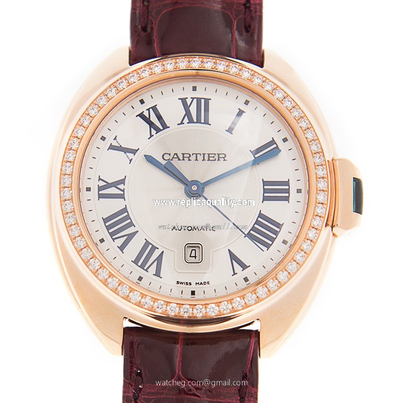 Cartier CLe DE CARTIER WJCL0047 Automatic 18kt Rose Gold White