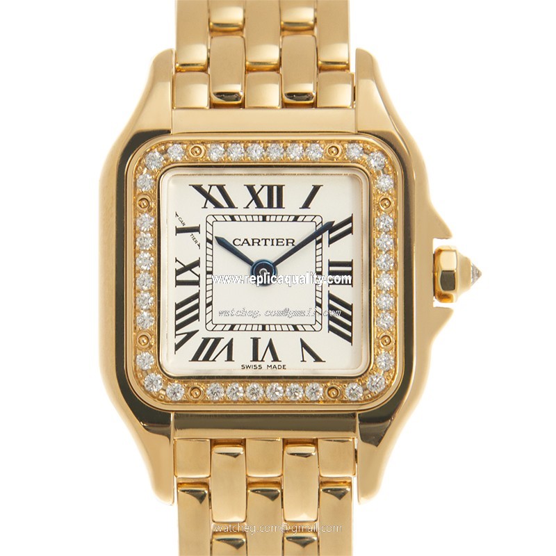 Cartier PANTHeRE DE CARTIER WJPN0015 Quartz 18kt Gold & Diamond White