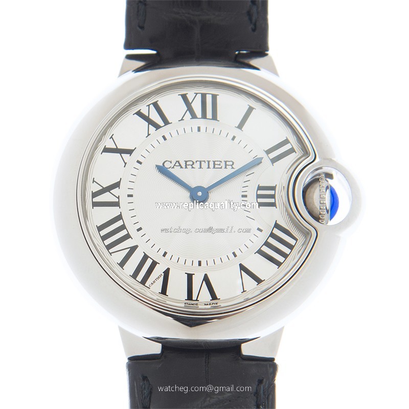 Cartier BALLON BLEU WSBB0034 Quartz Stainless Steel Silver